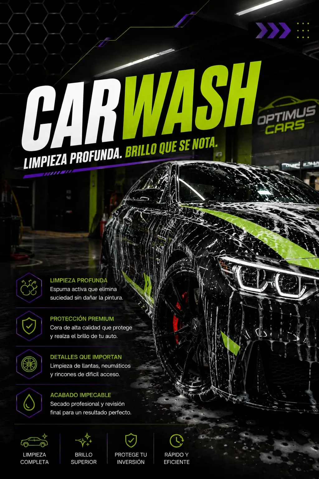 Autolavado - Optimus Cars SPA